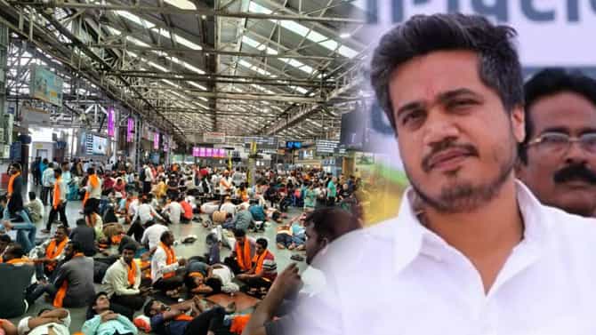 पाणपोई बंद, स्वच्छतागृहांना लॉक, खाऊ गल्ल्याही बंद, मराठा आंदोलकांना..., रोहित पवारांचा गंभीर आरोप