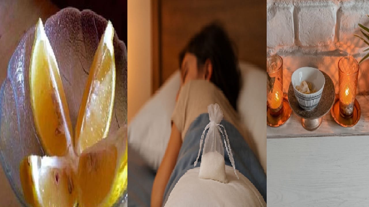 झोपताना उशाजवळ लिंबाच्या तुकड्यावर थोडंसं मीठ लावा अन् ठेवा, तुम्हाला हे 5 आश्चर्यकारक फायदे नक्कीच मिळतील झोपताना उशाजवळ लिंबाच्या तुकड्यावर थोडंसं मीठ लावा अन् ठेवा, तुम्हाला हे 5 आश्चर्यकारक फायदे नक्कीच मिळतील