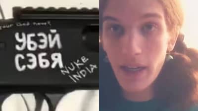 भारतावर अणवस्त्र हल्ला करा...अमेरिकेत गोळीबार करणाऱ्याचा धक्कादायक व्हिडीओ, थेट बंदुकीवरच...