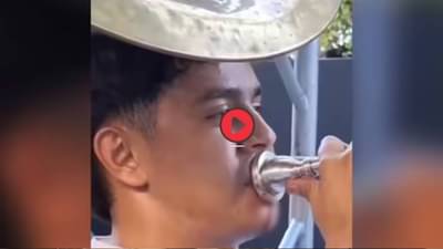 Video: तोंडातून रक्त आलं पण तो थांबला नाही! डोळ्यात पाणी आणणारा व्हिडीओ व्हायरल