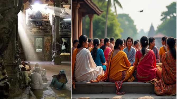 मंदिरात गेल्यावर मंदिराच्या पायऱ्यांवर काही वेळ का बसावं? अनेकांना माहित नसेल हे रहस्य