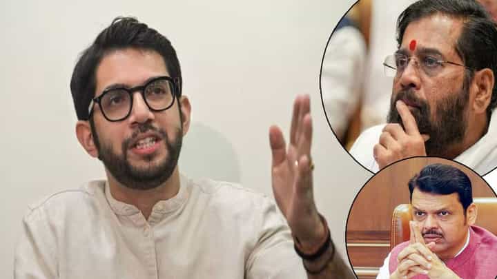 Aaditya Thackeray : फेकनाथ मिंधे...भ्रष्ट अन् स्वतःचे खिसे भरले, मुख्यमंत्र्यांनाही सोडलं नाही, आदित्य ठाकरेंची जिव्हारी लागणारी टीका काय? Aaditya Thackeray : फेकनाथ मिंधे...भ्रष्ट अन् स्वतःचे खिसे भरले, मुख्यमंत्र्यांनाही सोडलं नाही, आदित्य ठाकरेंची जिव्हारी लागणारी टीका काय?