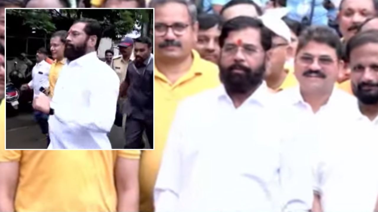 अन् एकनाथ शिंदे सुसाट धावले! शिंदेंचा हा व्हिडीओ पाहिला का? अन् एकनाथ शिंदे सुसाट धावले! शिंदेंचा हा व्हिडीओ पाहिला का?