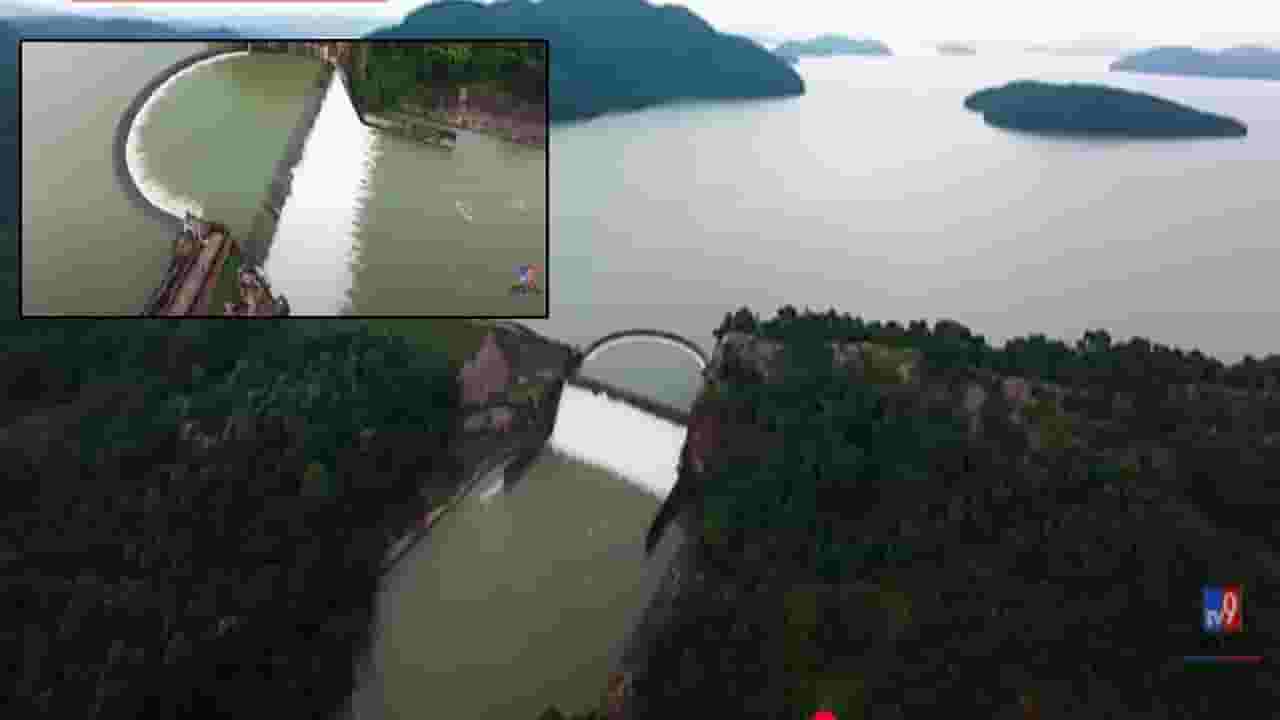 Gondia Video : वाहssss जबरदस्त....गोंदियाच्या इटियाडोह धरणाचे विहंगम दृश्य एकदा बघाच