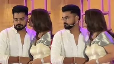 किस करायला जाताच हिनाच्या पतीने फिरवलं तोंड; लग्नाच्या महिनाभरातच दोघांमध्ये पंगा?