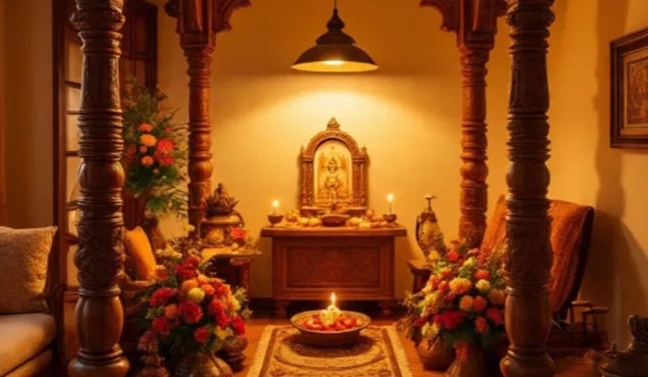 देवघरातील जमीन कधीच उघडी ठेवू नये असे म्हटले जाते. त्यामुळेच देवघरातील  फरशीवर लोक लाल रंगाचे कापड अंथरतात. त्यामुळे देवघरात लाल रंगाचे कापड वापरणे किती योग्य आहे? हे जाणून घेऊ या...