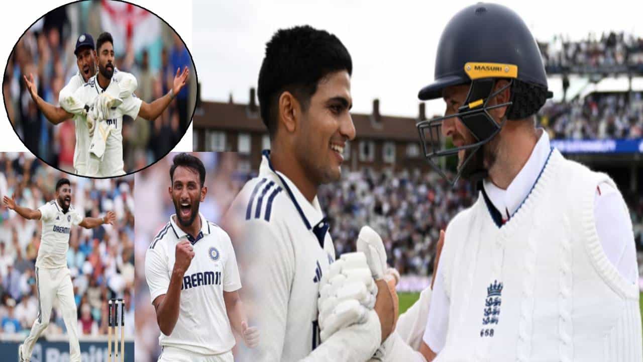 ENG vs IND : ओव्हलमध्ये भारताचा थरारक विजय, इंग्लंडवर 6 धावांनी मात, मालिका 2-2 ने बरोबरीत