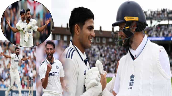 ENG vs IND : ओव्हलमध्ये भारताचा थरारक विजय, इंग्लंडवर 6 धावांनी मात, मालिका 2-2 ने बरोबरीत ENG vs IND : ओव्हलमध्ये भारताचा थरारक विजय, इंग्लंडवर 6 धावांनी मात, मालिका 2-2 ने बरोबरीत