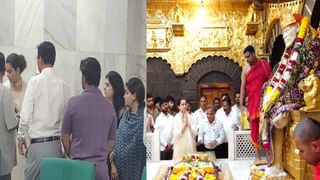 राज ठाकरे यांच्या मुलीसोबत कंगना राणौत साई दरबारी, घेतलं समाधीचं दर्शन