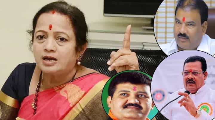 Kishori Pednekar : सगळेच 'संजय' घाणेरडे... बरं झालं आमच्याकडची घाण तिकडे.. किशोरी पेडणेकरांचा घणाघात Kishori Pednekar : सगळेच 'संजय' घाणेरडे... बरं झालं आमच्याकडची घाण तिकडे.. किशोरी पेडणेकरांचा घणाघात
