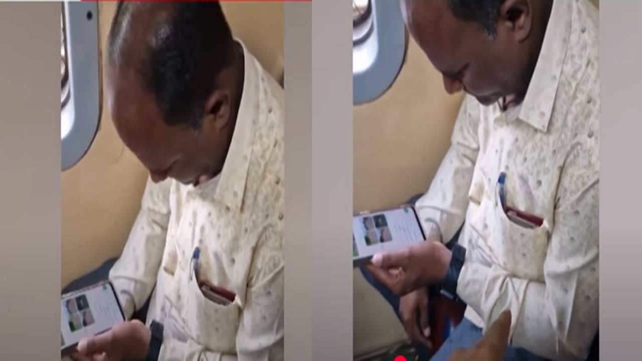 Central Railway : ओ भाऊ... आमचा माणूस येणार... सीट आमची; कसारा-कल्याण लोकलमध्ये दादागिरी, बघा व्हायरल VIDEO