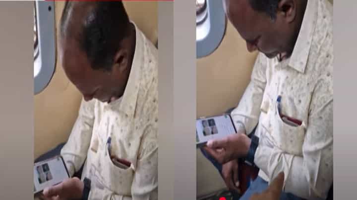 Central Railway : ओ भाऊ... आमचा माणूस येणार... सीट आमची; कसारा-कल्याण लोकलमध्ये दादागिरी, बघा व्हायरल VIDEO Central Railway : ओ भाऊ... आमचा माणूस येणार... सीट आमची; कसारा-कल्याण लोकलमध्ये दादागिरी, बघा व्हायरल VIDEO