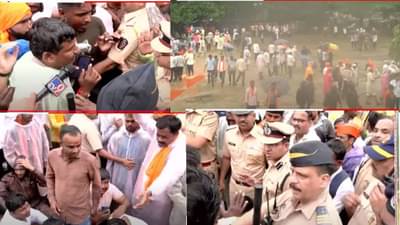 Maratha Aarakshan protest : तोपर्यंत आम्ही हटणार नाही, मराठा आंदोलकांचा BMC समोर रस्त्यावर ठिय्या; मुंबईत काय घडतंय ?