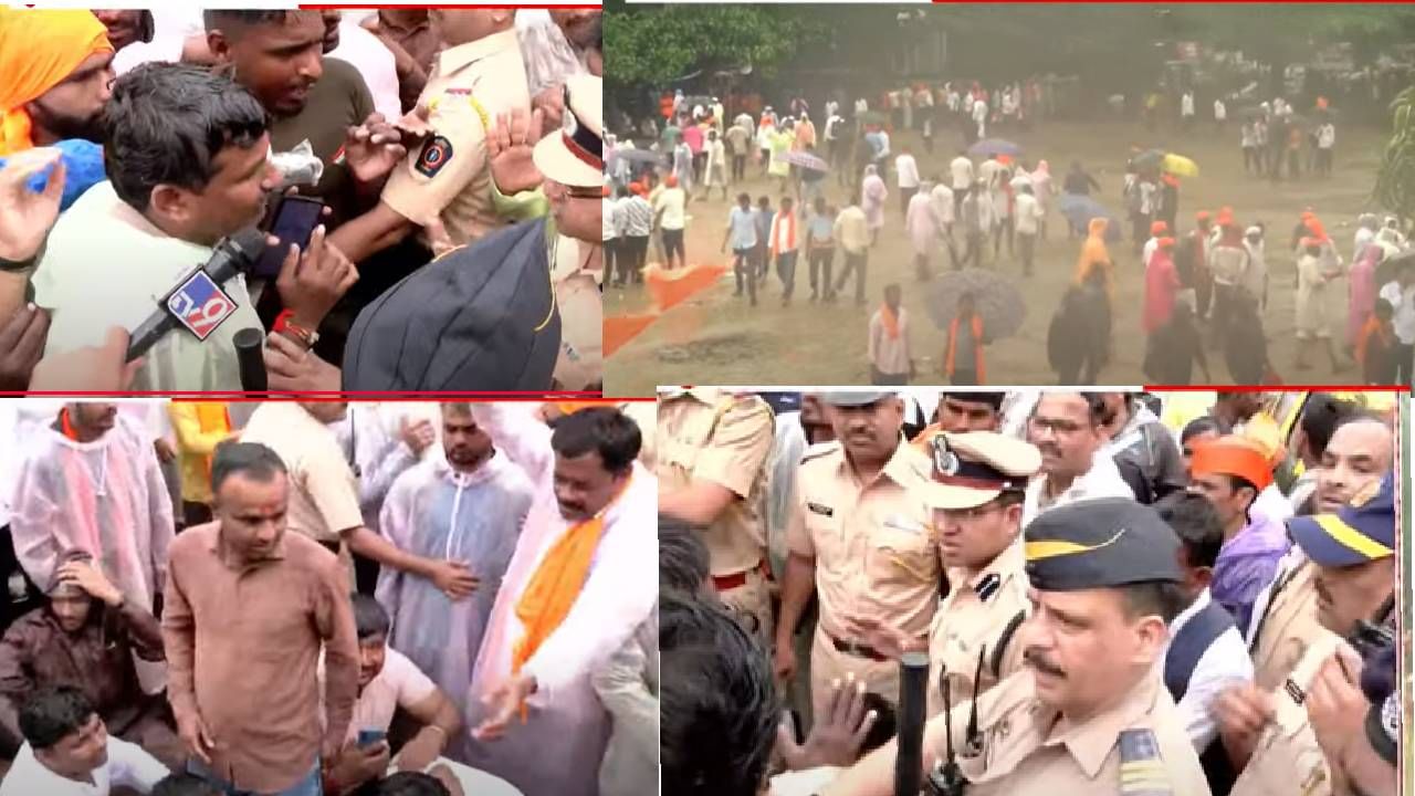 Maratha Aarakshan protest :  तोपर्यंत आम्ही हटणार नाही, मराठा आंदोलकांचा BMC समोर  रस्त्यावर ठिय्या; मुंबईत काय घडतंय ?