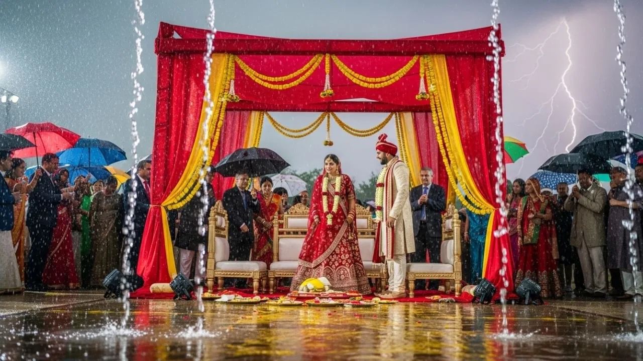 लग्नाच्या दिवशी पाऊस पडणे शुभ की अशुभ? काय सांगतं ज्योतिषशास्त्र लग्नाच्या दिवशी पाऊस पडणे शुभ की अशुभ? काय सांगतं ज्योतिषशास्त्र