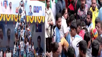 MNS Dahi Handi 2025 : मनसेच्या हंडीत 7 व्या थरावरून गोविंदा पडला अन्… अविनाश जाधवांच्या दहीहंडीत नेमकं घडलं काय?