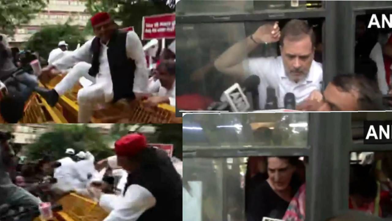 'INDIA' Alliance Protest : संसद भवनाबाहेरच 'जंतरमंतर'... अनेक खासदार पोलिसांच्या ताब्यात; आंदोलन करत असतानाच महिला खासदाराची प्रकृती बिघडली 'INDIA' Alliance Protest : संसद भवनाबाहेरच 'जंतरमंतर'... अनेक खासदार पोलिसांच्या ताब्यात; आंदोलन करत असतानाच महिला खासदाराची प्रकृती बिघडली