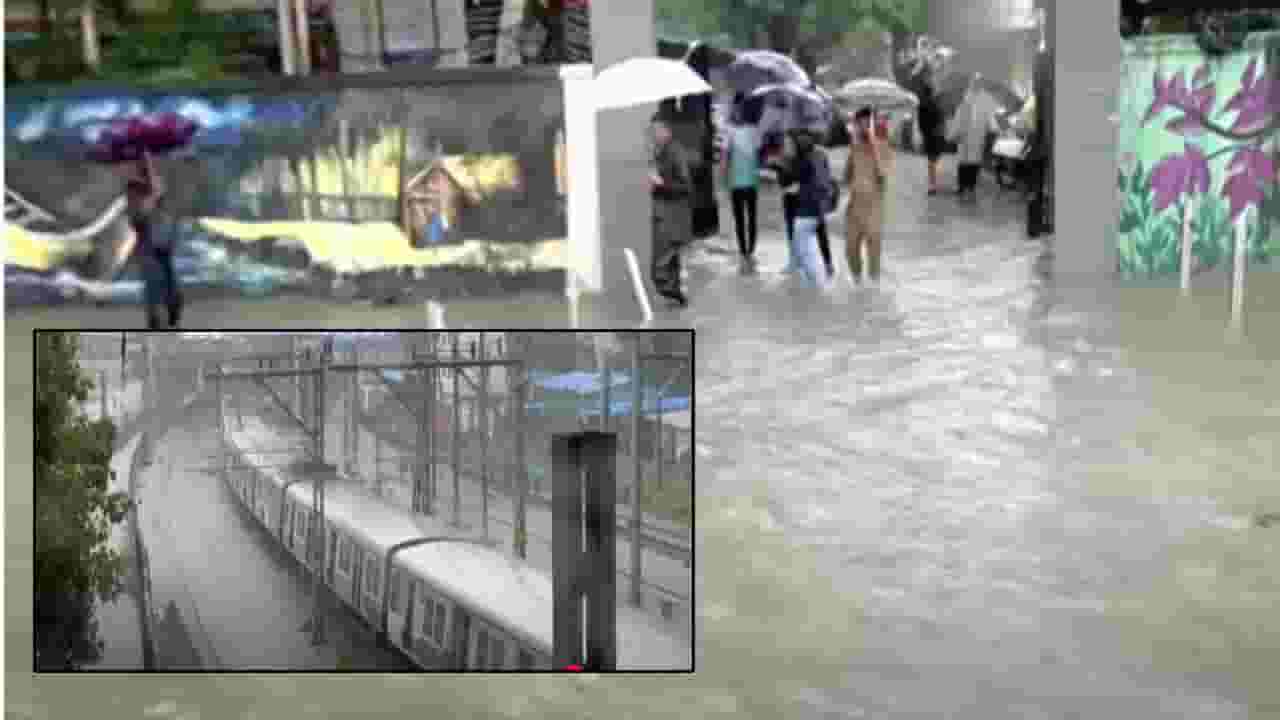 Mumbai Rain Alert : मुंबईकरांनो सावध रहा.. पुढील 4 तास धोक्याचे... रेड अलर्ट अन् हवामान खात्याचा इशारा काय?