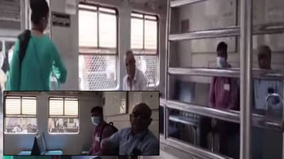 Mumbai Local Train : मराठी लोकं लुख्खे, आमच्या घरात… लोकलमध्ये गुजराती व्यक्ती बरळला; बघा व्हायरल VIDEO