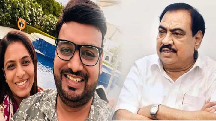 Pranjal Khewalkar : खडसेंच्या जावयाचा पाय खोलात... महिलेचा नको त्या अवस्थेत चोरून काढला व्हिडीओ अन्... Pranjal Khewalkar : खडसेंच्या जावयाचा पाय खोलात... महिलेचा नको त्या अवस्थेत चोरून काढला व्हिडीओ अन्...