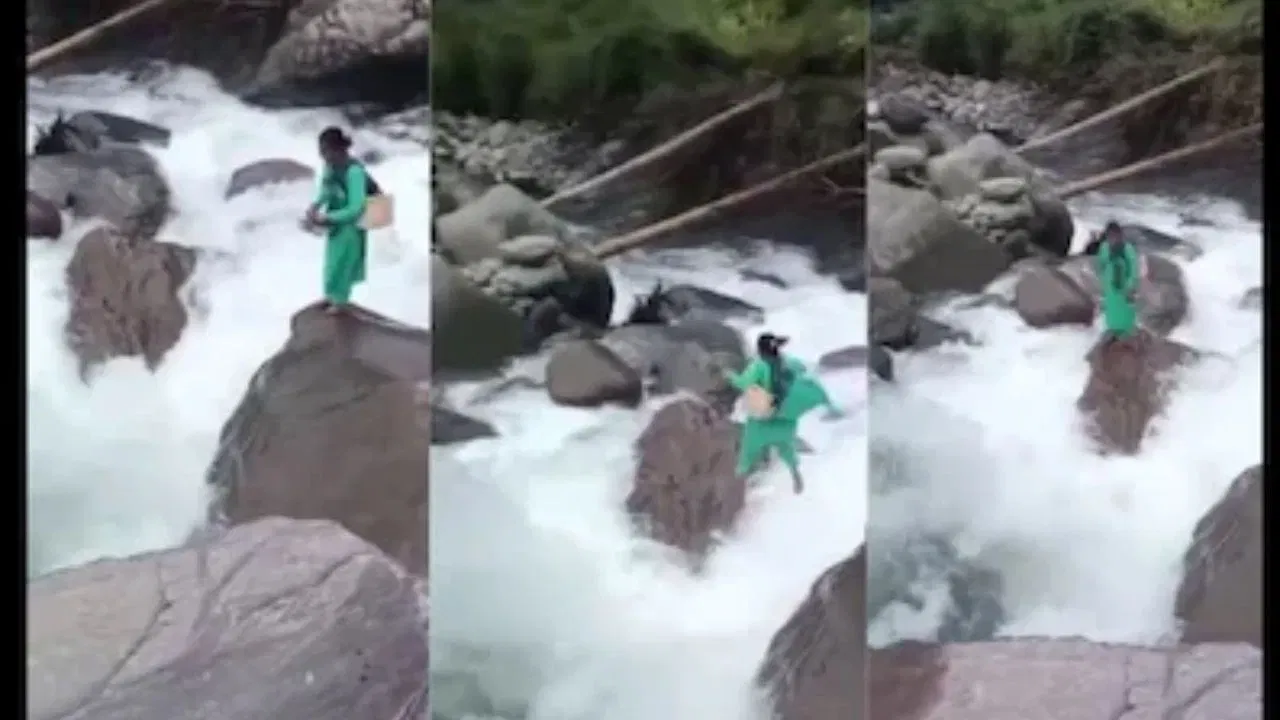 बाळाचा जीव वाचवण्यासाठी नर्सने केलं धाडसी कृत्य, Video पाहून तुम्हीही कराल सलाम