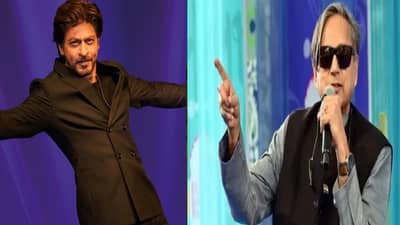 इंग्रजीचे मास्तर थरुर यांच्या सिंपल शुभेच्छांवर शाहरुखची फाडफाड इंग्लिशमध्ये प्रतिक्रिया