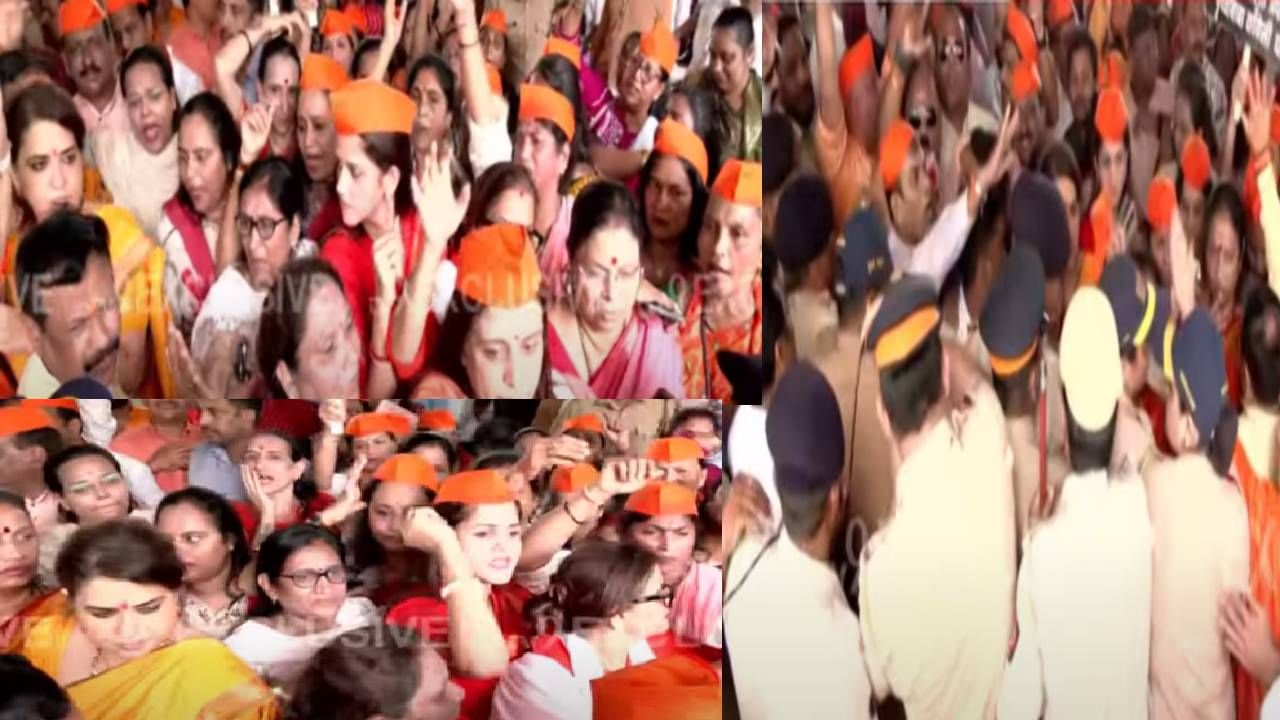 Shivsena : शिवसेनेच्या महिला नेत्या काँग्रेस कार्यालयावर धडकल्या अन्... माजी मुख्यमंत्र्यांविरोधात आक्रमक होण्याचं कारण काय?