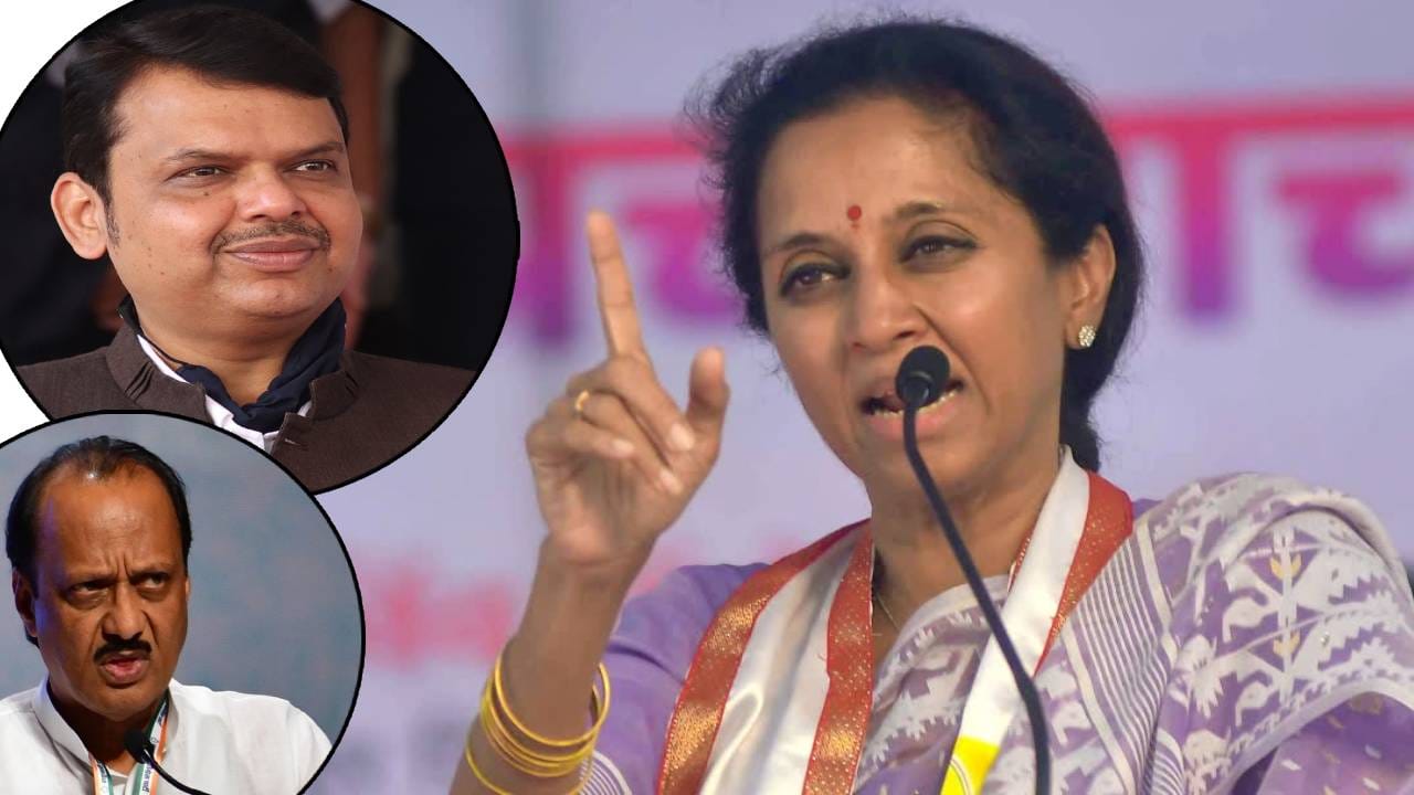 Supriya Sule : विकासात 'दादागिरी'चा अडथळा, फडणवीसांच्या विधानावर सुप्रिया सुळेंचा थेट सवाल; दिलं थेट आव्हान