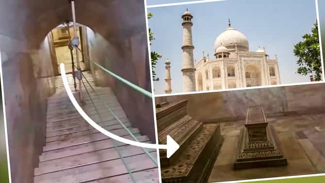 ताजमहलच्या आतील सिक्रेट रुम,जेथे आहे प्रवेशाला बंदी, काय आहे त्यात ? Viral Video