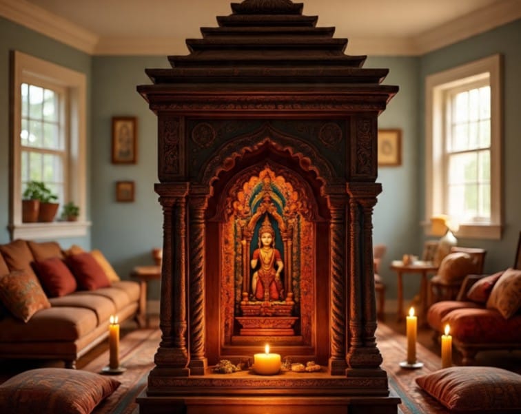  घरातील मंदिरात शनी देवाची मूर्ती ठेवू नये असेच सांगितले जाते. परंतु शनी देवाची मूर्ती ठेवायचीच असेल तर ती एकाच मंदिरात भगवान हनुमान यांच्या मूर्तीसोबत ठेवू नये. ही चूक करणे फार अशूभ मानले जाते. 