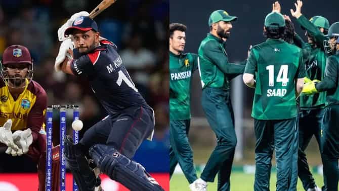 RCB च्या खेळाडूने पाकड्यांची जिरवली; षटकार, चौकारांनी मैदान गाजवले, अमेरिकेत पाकिस्तान संघाला लोळवले