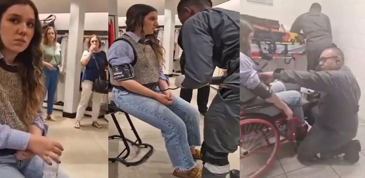 zara dress, trial room