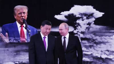 आण्विक बुलेटिनमध्ये अणुयुद्ध, तीन देशांची नावे, जगात दहशत