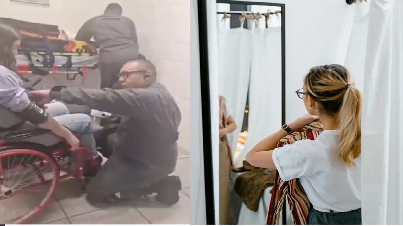 ट्रायल रूममध्ये ड्रेस बदलत होती, अचानक समोर दिसलं असं काही....; क्षणात सुन्न झाली