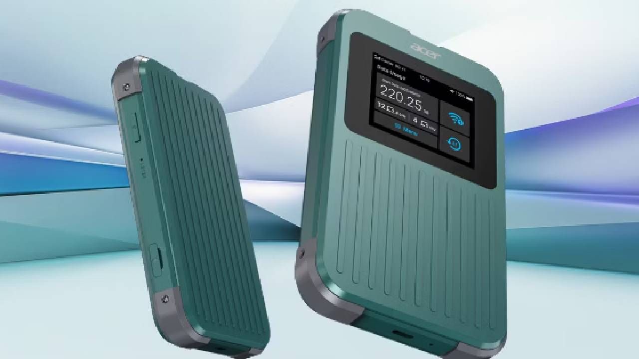 एसरने भारतात लाँच केला 5G मोबाईल हॉटस्पॉट, एकाच वेळी 16 डिव्हाइस होतील कनेक्ट एसरने भारतात लाँच केला 5G मोबाईल हॉटस्पॉट, एकाच वेळी 16 डिव्हाइस होतील कनेक्ट