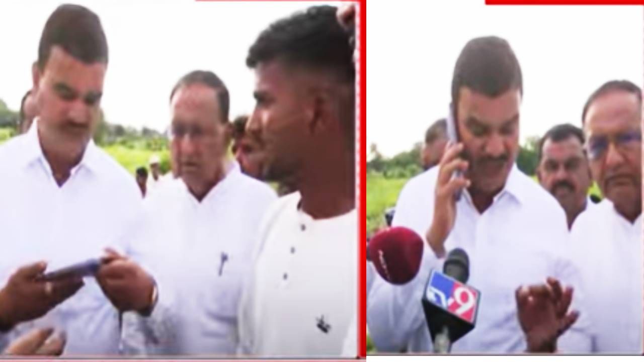Dattatray Bharane : जमीन वाहून गेली, विहीर बुजली, पण तलाठी पंचनामाच करेना, शेतकऱ्यांनी वाचला तक्रारींचा पाढा, मग कृषीमंत्र्यांनी लावला फोन अन्…