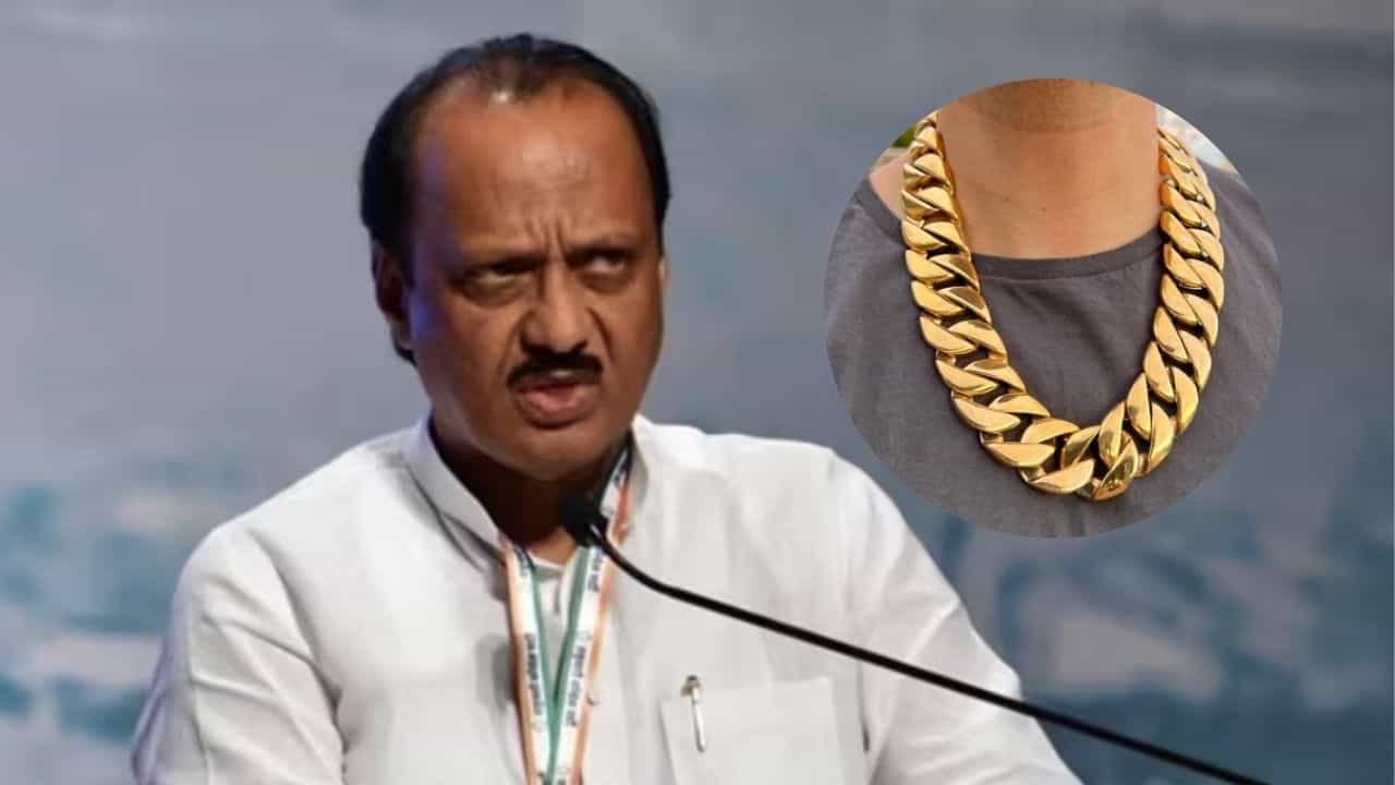 बैलाला साखळी घालतो तसं... सोन्याची चैन घालून मिरवणाऱ्यांना अजित दादांचा टोला