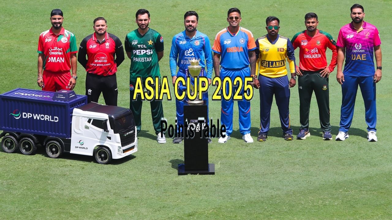 Asia cup 2025 Points Table : 3 सामन्यांनंतर पॉइंट्स टेबलमध्ये कोण कुठे? टीम इंडिया या स्थानी
