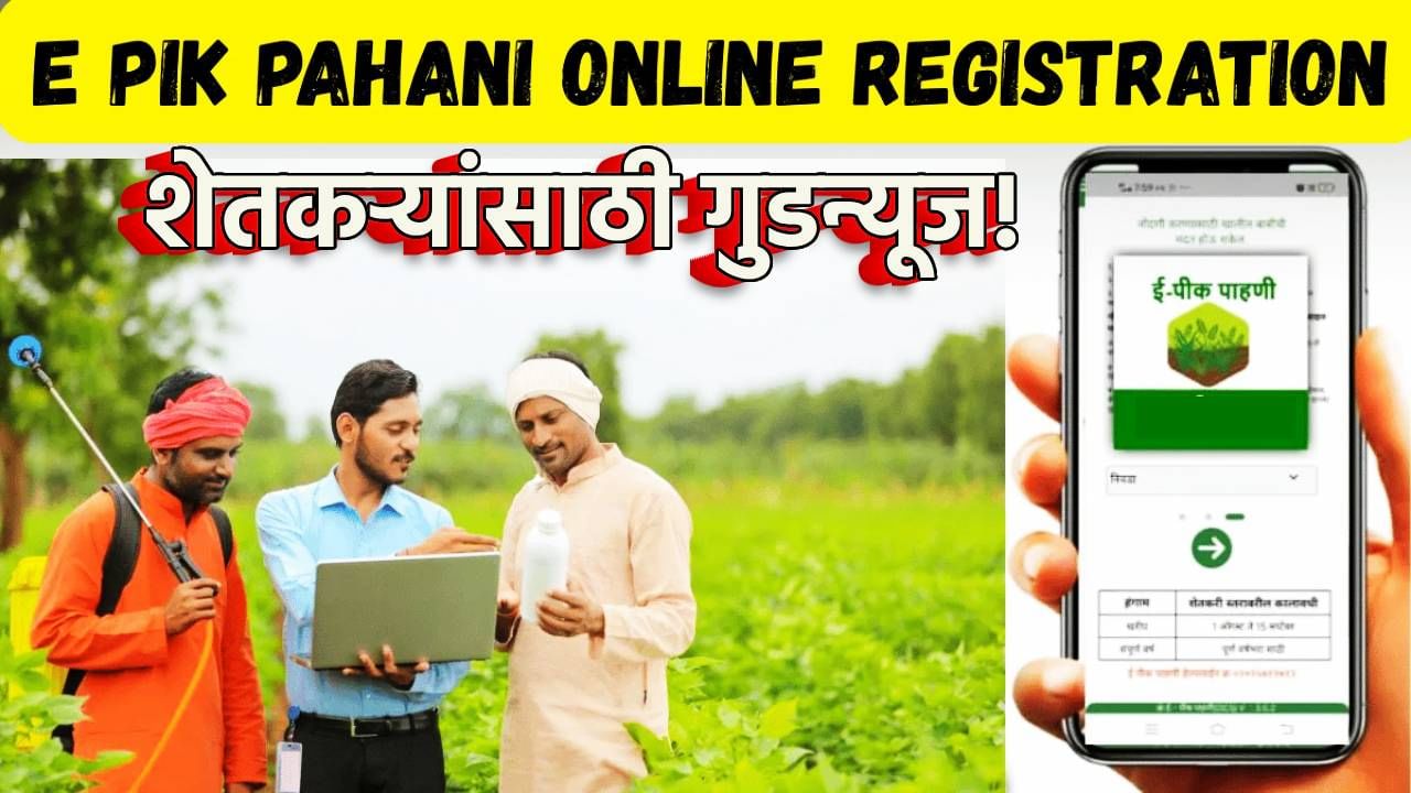 E Pik Pahani : शेतकऱ्यांसाठी गुडन्यूज! ई-पीक पाहणीसाठी मुदतवाढ, सर्व्हर डाऊननंतर सरकारकडून मोठा दिलासा, इतक्या दिवसात करा नोंद