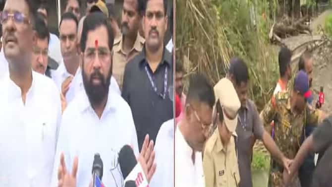 Eknath Shinde : फोटो लावून मदत करतात या आरोपावर एकनाथ शिंदेंचं रोखठोक उत्तर