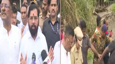 Eknath Shinde : फोटो लावून मदत करतात या आरोपावर एकनाथ शिंदेंचं रोखठोक उत्तर