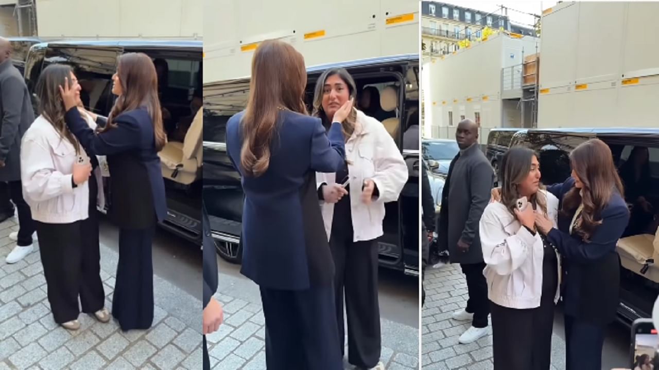 ऐश्वर्या रायला पाहून चाहतीला रडू आवरेना; ऐश्वर्याने अन् आराध्याने जे केलं ते पाहून सर्वांनाच कौतुक वाटलं