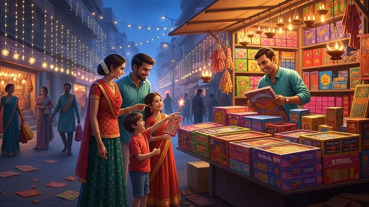 तामिळनाडूमधील शिवकाशी हे भारतातील फटाके खरेदीचे मुख्य केंद्र मानले जाते. येथून मोठ्या प्रमाणात घाऊक प्रमाणात साठा उपलब्ध आहे. गुजरातमधील अहमदाबाद, सुरत आणि वडोदरा सारख्या शहरांमध्ये स्थानिक घाऊक विक्रेते देखील उपलब्ध आहेत.  