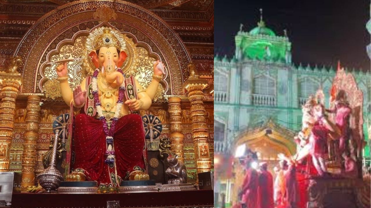 लालबागच्या राजाची विसर्जन मिरवणूक हिंदुस्तानी मशिदीजवळ का थांबते? 'हे' आहे कारण लालबागच्या राजाची विसर्जन मिरवणूक हिंदुस्तानी मशिदीजवळ का थांबते? 'हे' आहे कारण