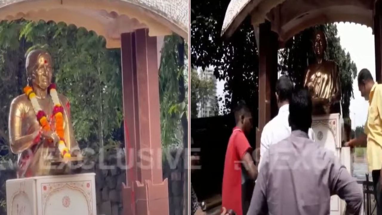 या घटनेवर सध्या तीव्र प्रतिक्रिया उमटताना दिसत आहे. यावर आता ठाकरे गटाच्या कार्यकर्त्यांनी संताप व्यक्त केला आहे. आज सकाळी १० वाजण्याच्या सुमारास ही घटना घडली.