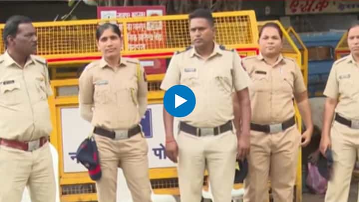 नागपूरच्या मोमीनपुरा परिसरात पोलीस बंदोबस्त वाढवला नागपूरच्या मोमीनपुरा परिसरात पोलीस बंदोबस्त वाढवला