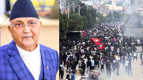 Nepal Gen Z Protest : राष्ट्रपतींच्या घराला आग, तिघांचे राजीनामे... नेपाळमध्ये Gen Zनी ओलींची खुर्ची हादरवली?