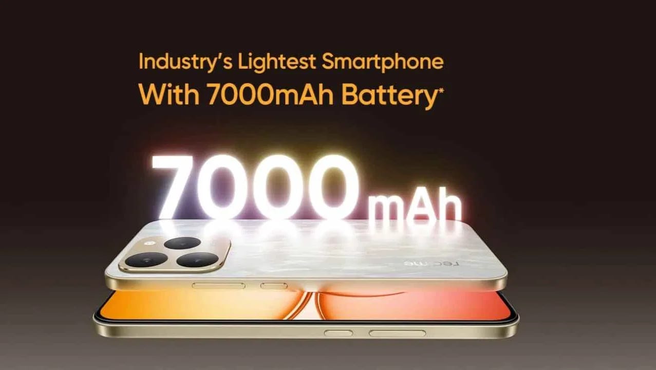 Realme चा सर्वात स्लीम स्मार्टफोन आला, 7000mAh बॅटरी क्षमता, किंमत किती ?