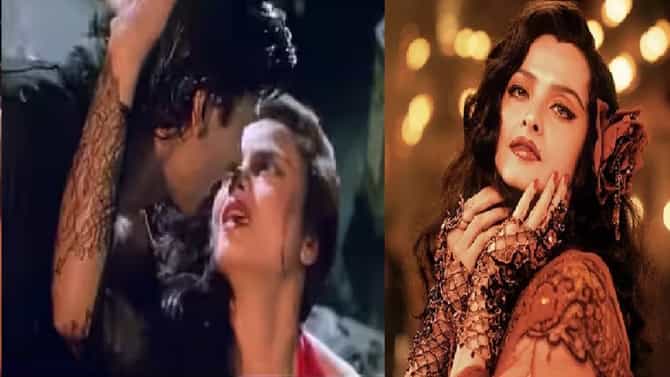 रेखा 12 वर्षांनी लहान अभिनेत्याच्या प्रेमात वेड्या होत्या; चित्रपटात अभिनेत्यासोबत दिले होते बोल्ड आणि रोमँटिक सीन्स
