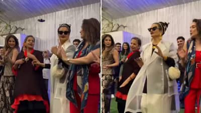 रेखा, माधुरी, उर्मिला अन् विद्या.. अभिनेत्रींचा एकत्र डान्स; शबाना आझमीही थिरकल्या, नेटकरी म्हणाले दुर्मिळ क्षण